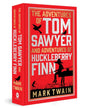 The Adventures of Tom Sawyer & Adventures of Huckleberry Finn (Deluxe Hardbound Edition) by MARK TWAIN - versoz.com