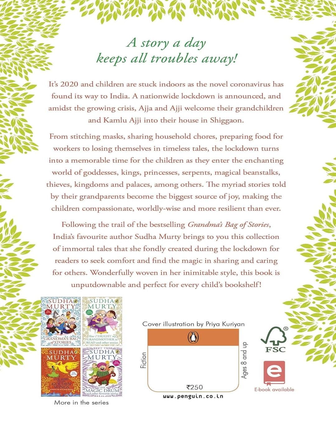 Grandparents Bag Of Stories by Sudha Murty [Paperback] - versoz.com