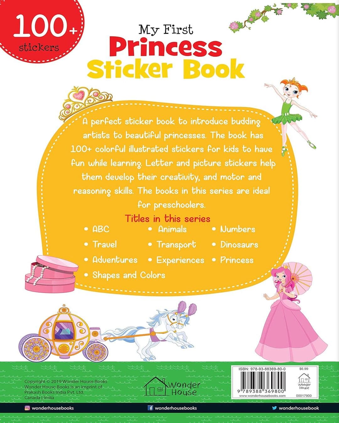 My First Princess Sticker Book: My first sticker books by Wonder House Books [Paperback] - versoz.com
