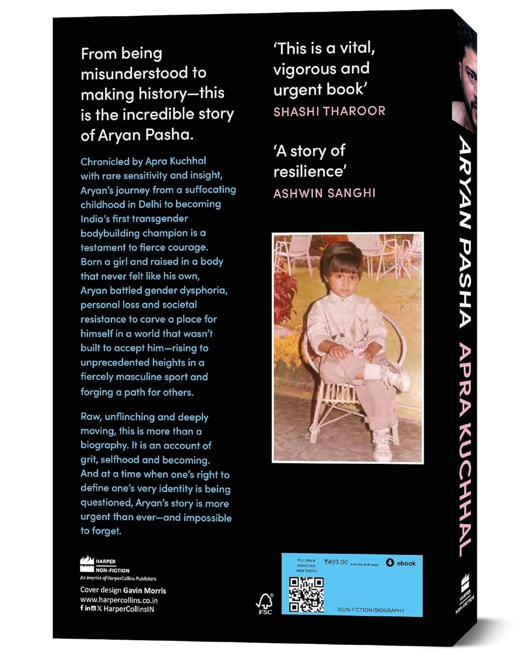 Aryan Pasha : The Untold Story of India's First Transgender Bodybuilding Champion by Apra Kuchhal [Paperback]