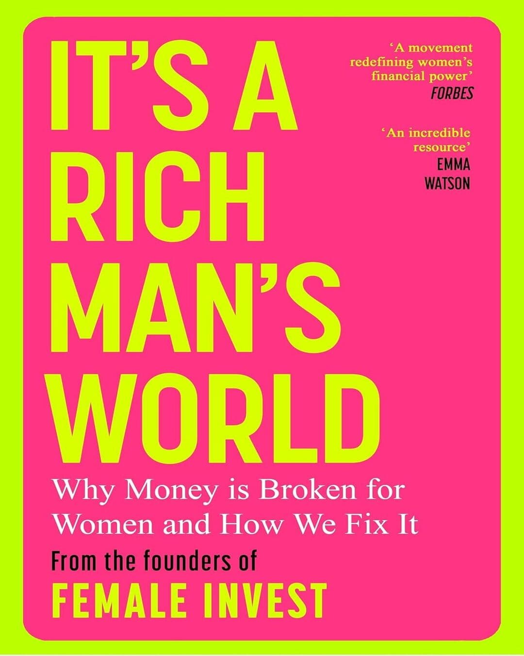 It's a Rich Man's World : Why Money is Broken for Women and How We Fix It by Camilla Falkenberg, Emma Due Bitz, Anna-Sophie Hartvigsen [Paperback]