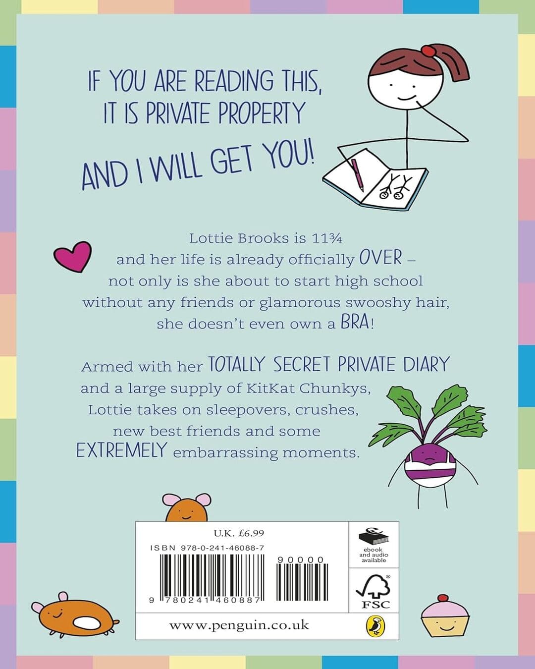 The Extremely Embarrassing Life Of Lottie Brooks by Katie Kirby [Paperback] - versoz.com