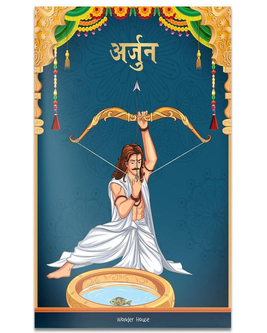 Arjuna - Illustrated Story Book For Children in Hindi by Wonder House Books [Paperback] - versoz.com