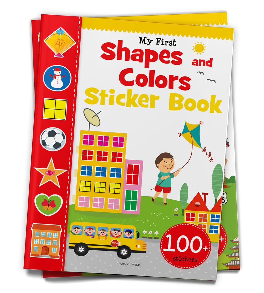 My First Shapes and Colours Sticker Book: Exciting Sticker Book With 100 Stickers by Wonder House Books [Paperback] - versoz.com
