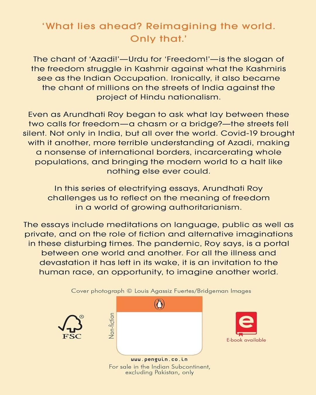 Azadi Fascism Fiction & Freedom by Arundhati Roy (Paperback) [Paperback] - versoz.com