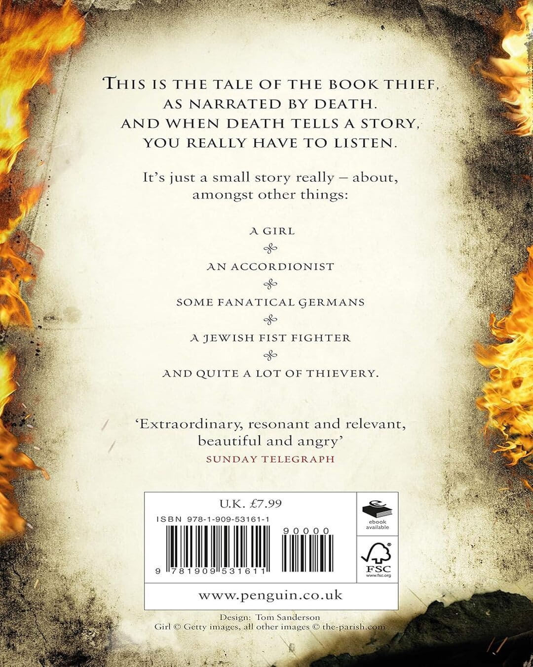 The Book Thief by Markus Zusak (10th Anniversary Edition) [Paperback] - versoz.com
