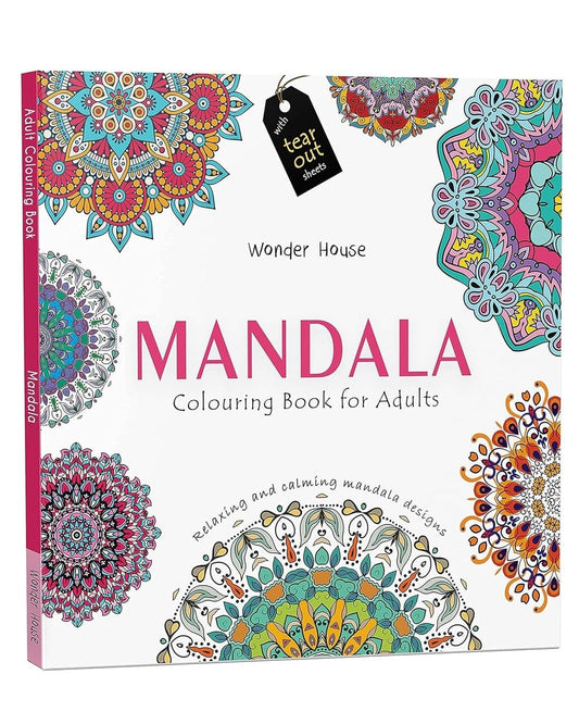 Mandala : Colouring books for Adults with Tear-out Sheets [Paperback] - versoz.com