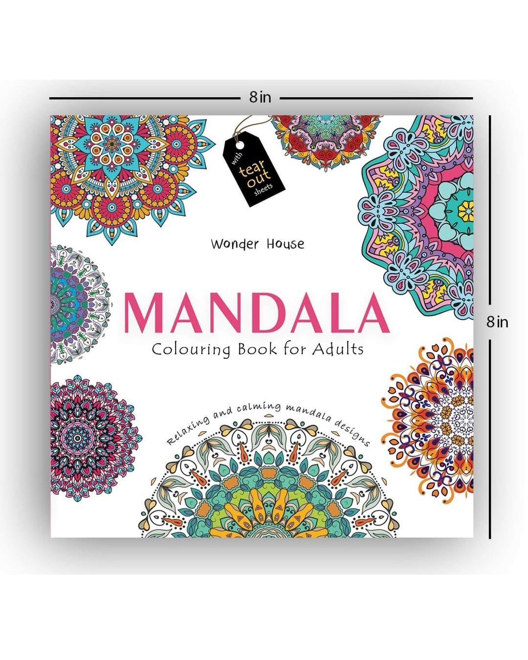 Mandala : Colouring books for Adults with Tear-out Sheets [Paperback] - versoz.com