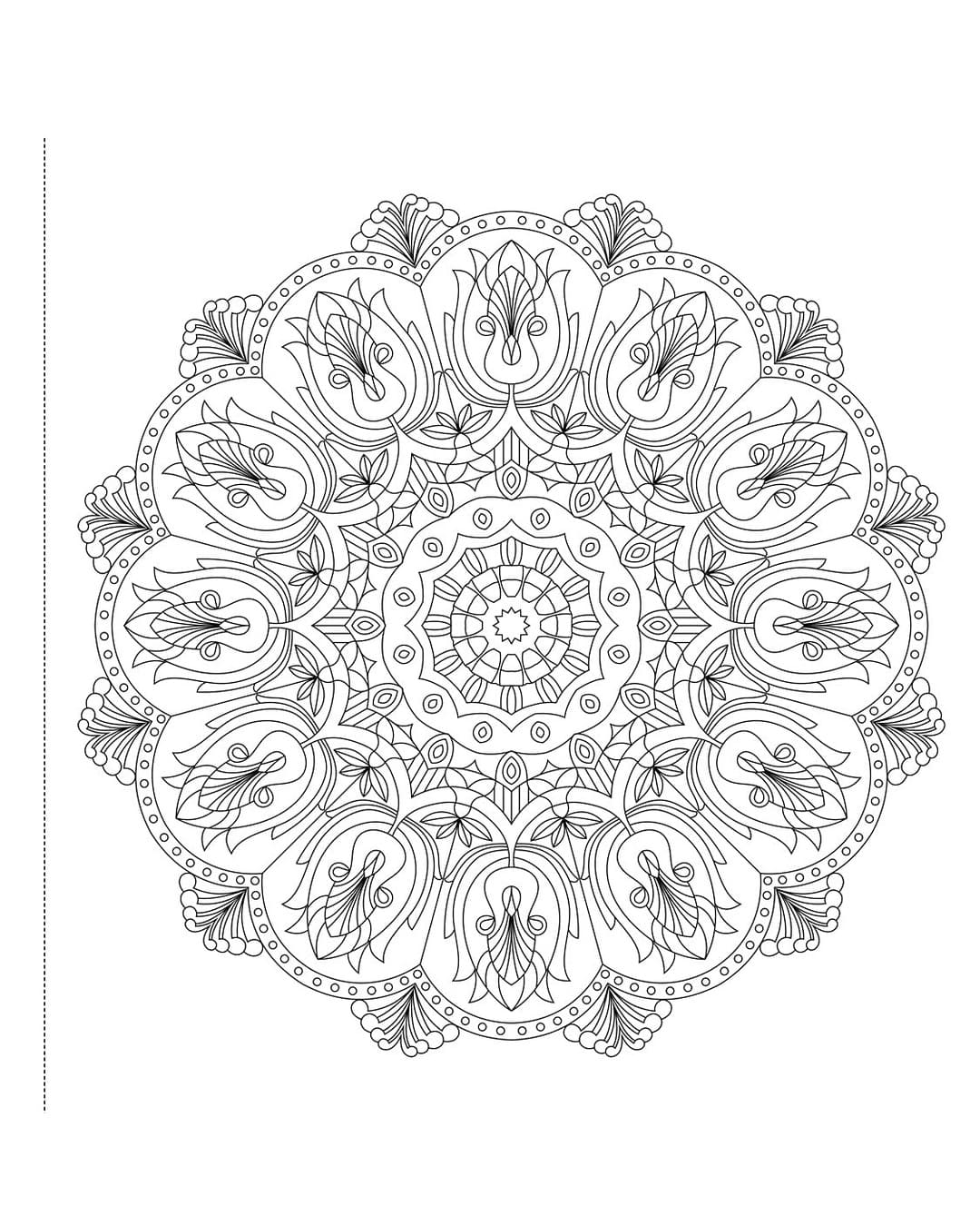 Mandala : Colouring books for Adults with Tear-out Sheets [Paperback] - versoz.com