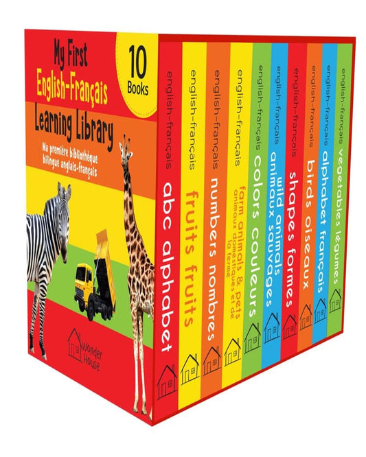 My First English-French Learning Library (Ma premiÃ¨re bibliothÃ¨que bilingue anglais-franÃ§ais) by Wonder House Books [Boxset] [Boxset] - versoz.com