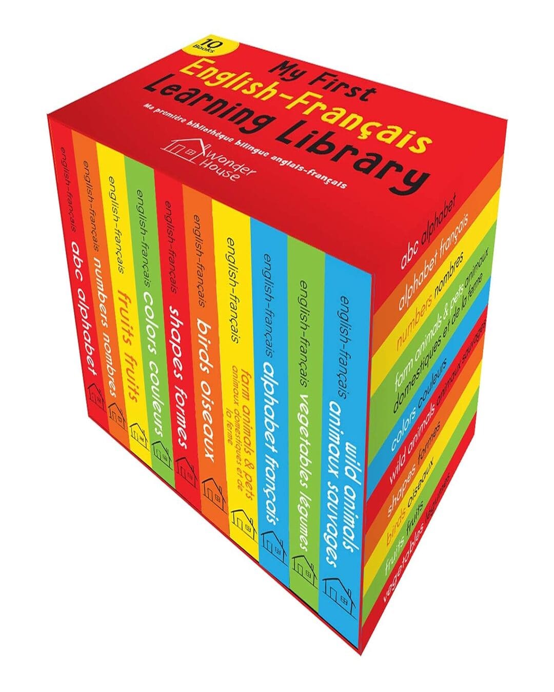 My First English-French Learning Library (Ma premiÃ¨re bibliothÃ¨que bilingue anglais-franÃ§ais) by Wonder House Books [Boxset] [Boxset] - versoz.com
