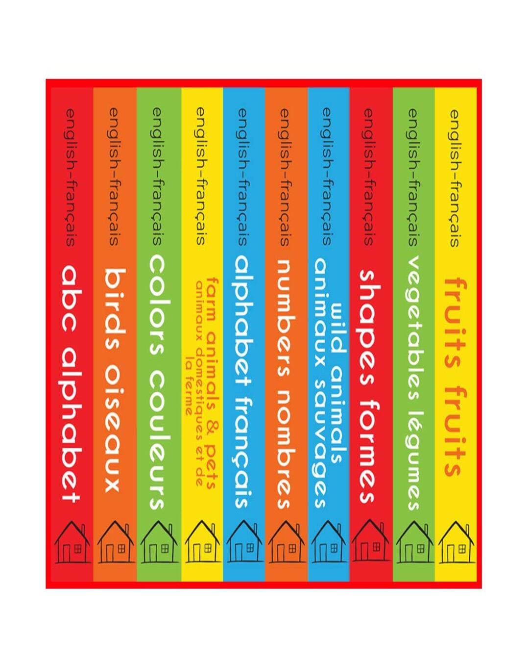 My First English-French Learning Library (Ma premiÃ¨re bibliothÃ¨que bilingue anglais-franÃ§ais) by Wonder House Books [Boxset] [Boxset] - versoz.com
