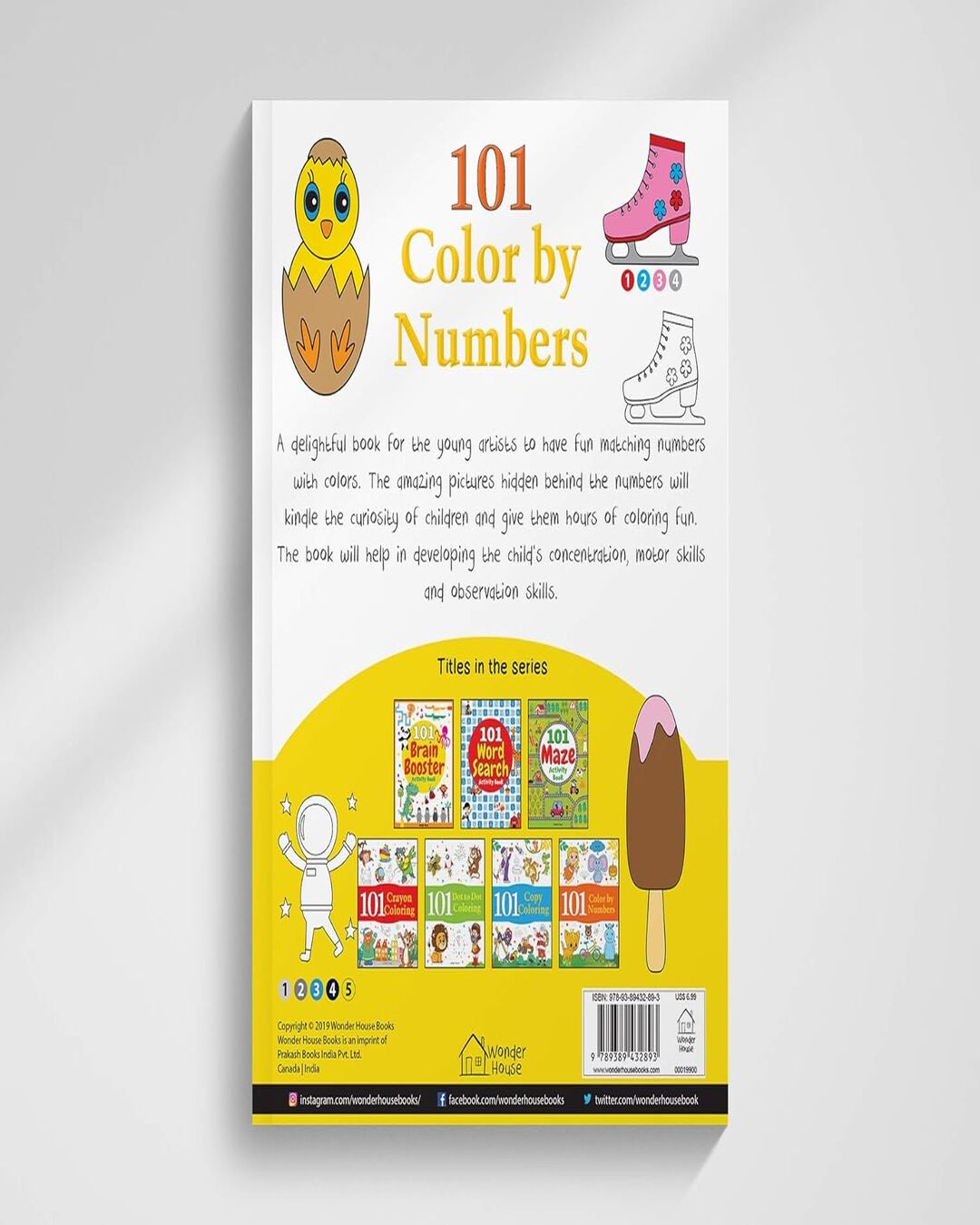 101 Color By Numbers: Fun Activity Book For Children [Paperback] - versoz.com