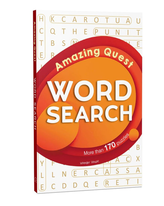 Word Search - Amazing Quest: Classic Word Puzzles For Everyone by Wonder House Books [Paperback] - versoz.com