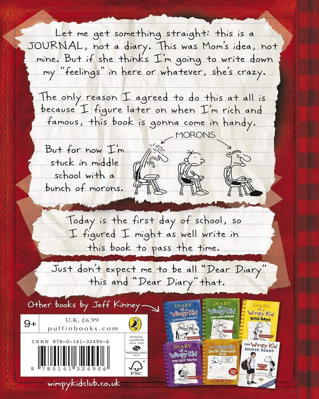 Diary of a Wimpy Kid by Jeff Kinney [Paperback] - versoz.com