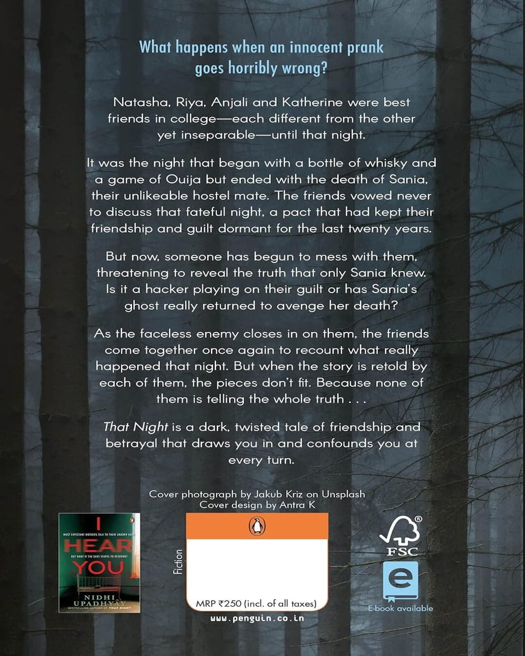 That Night : Four Friends | Twenty Years | One Haunting Secret by Nidhi Upadhyay [Paperback] - versoz.com