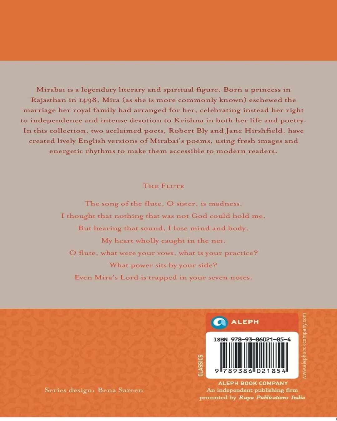 Mirabai: Ecstatic Poems: Versions by Robert Bly and Jane Hirshfield [Paperback] - versoz.com