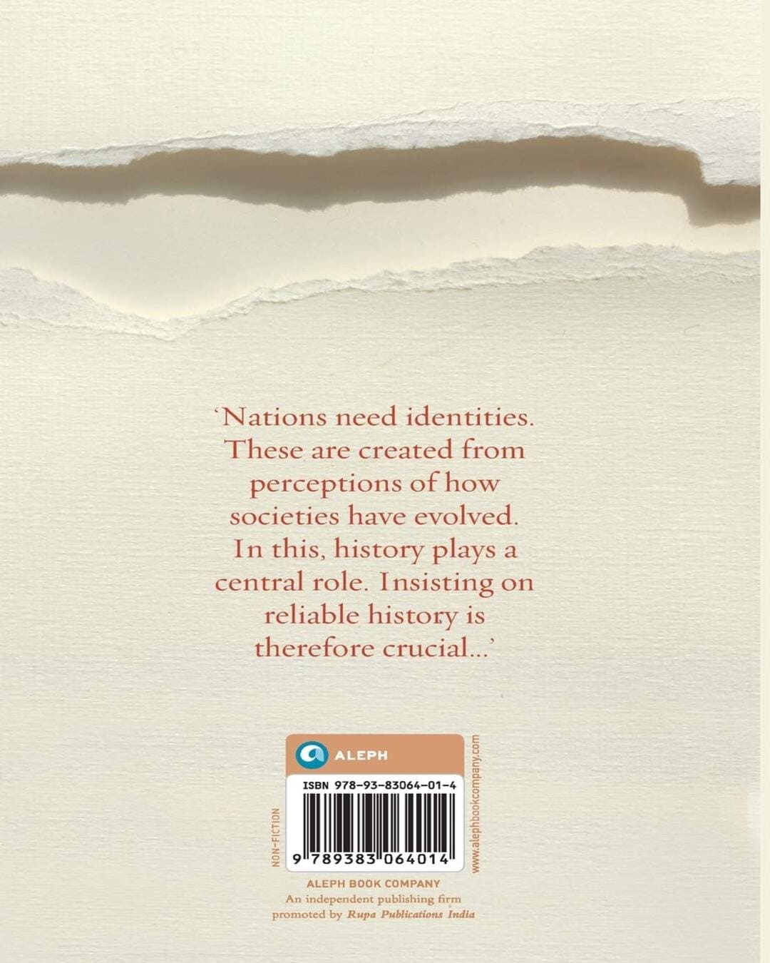 The Past as Present: Forging Contemporary Identities Through History by Romila Thapar [Hardcover] - versoz.com