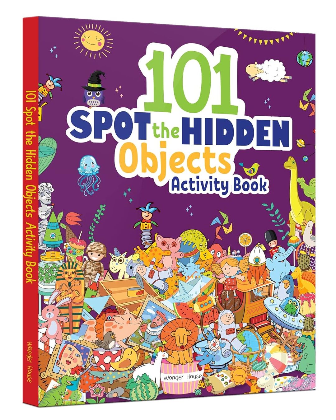101 SPOT the HIDDEN Objects Activity Book by Wonder House Books [Paperback] - versoz.com