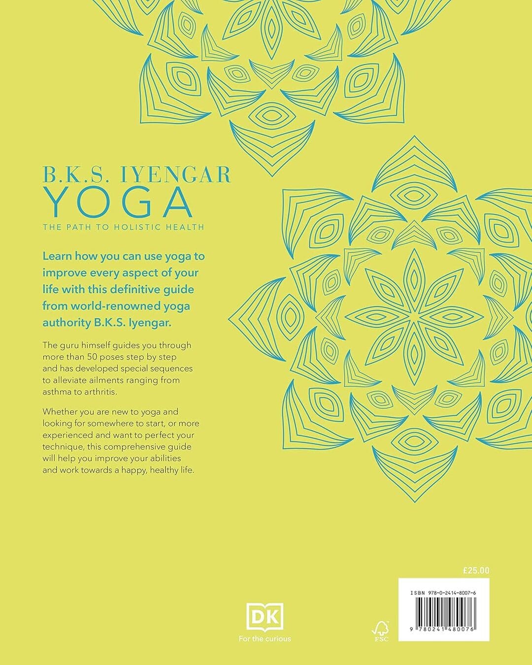 Yoga : The Path to Holistic Health by B.K.S. Iyengar [Hardcover] - versoz.com