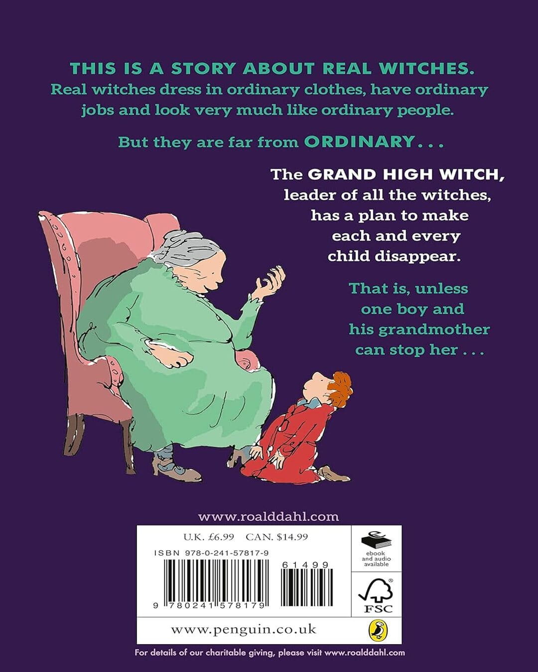 The Witches by Dahl, Roald [Paperback] - versoz.com