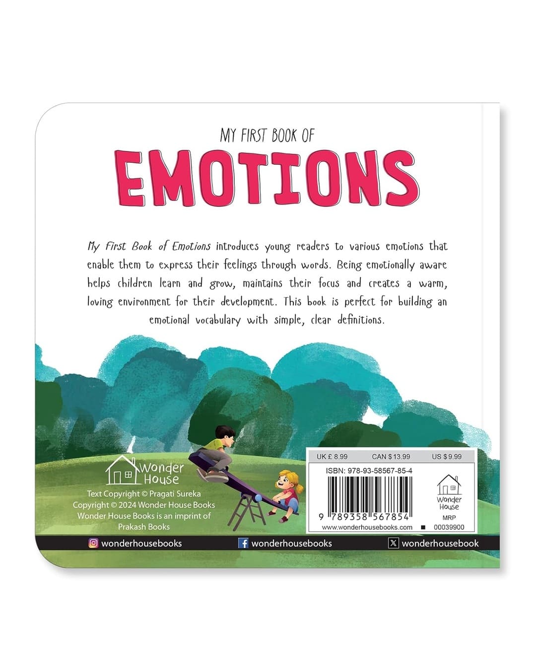 My First Book of Emotions by Pragati Sureka [Board Book] - versoz.com