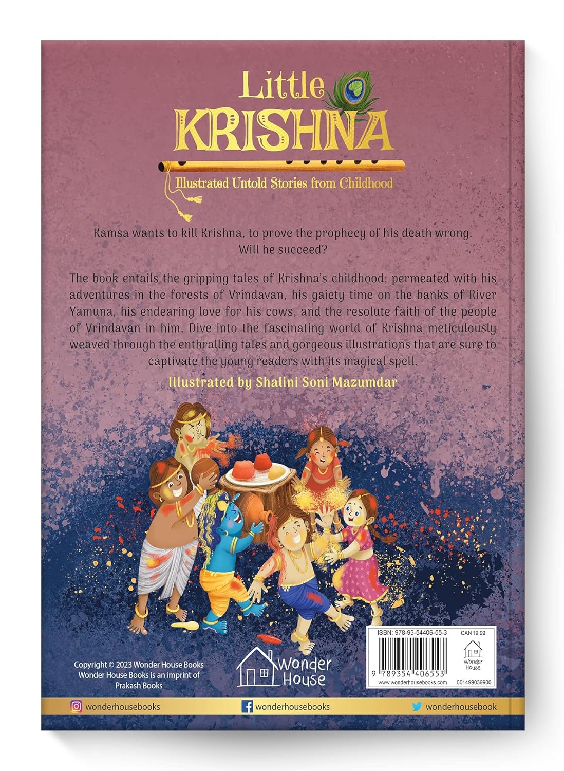 Little Krishna - Illustrated Untold Stories from Childhood by Shubha Vilas [Hardcover] - versoz.com