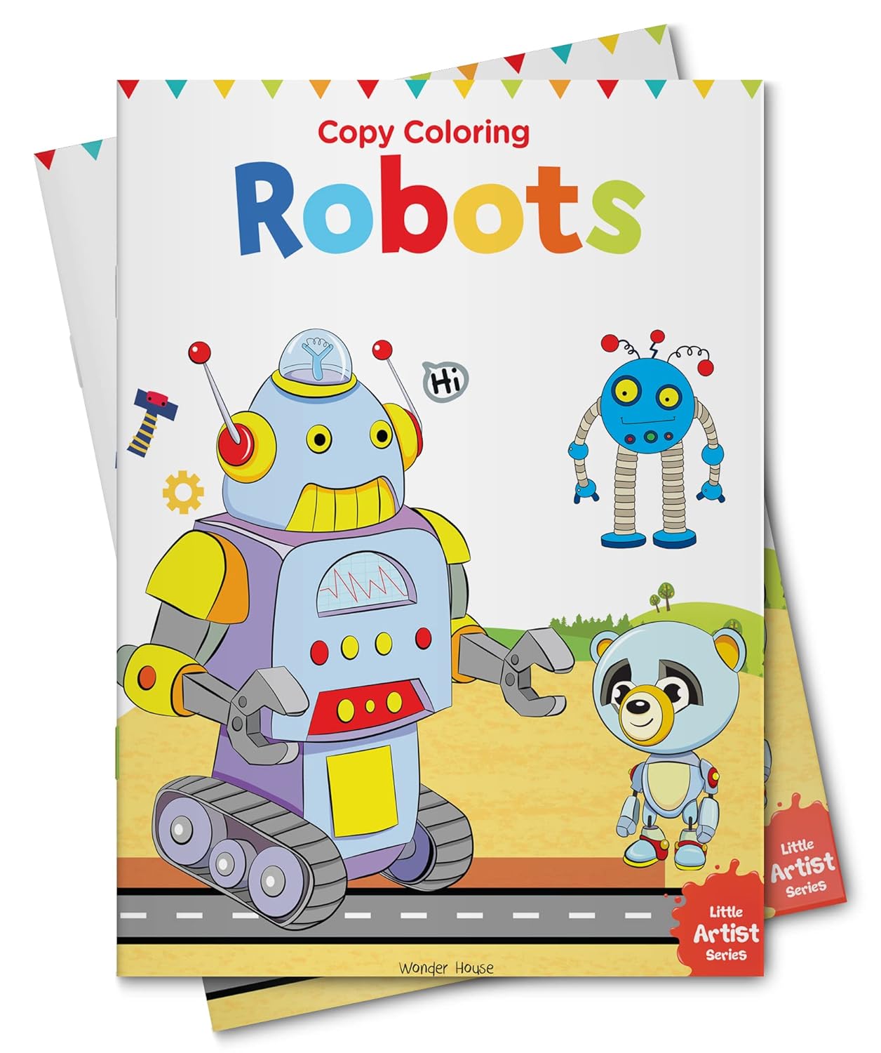 Little Artist Series Robots: Copy Colour Books by Wonder House Books [Paperback] - versoz.com