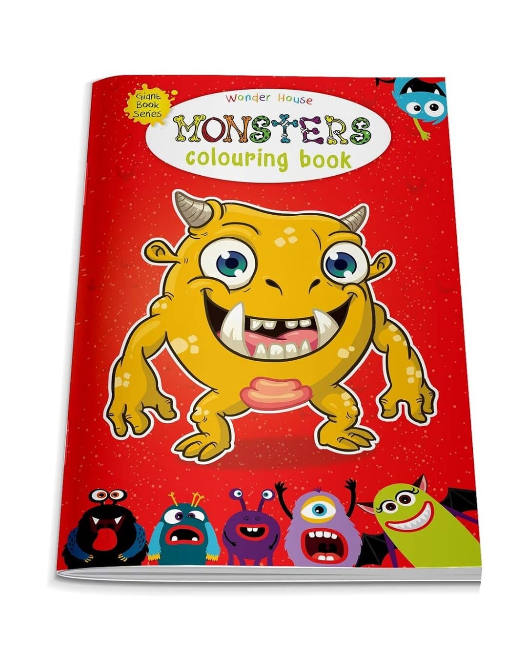 Monster Colouring Book (Giant Book Series) by Wonder House Books [Paperback] - versoz.com