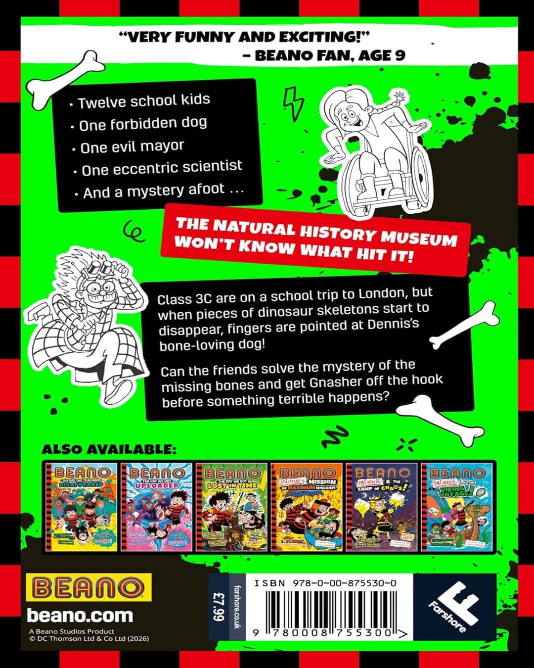 Beano Fiction — Beano Dennis & Gnasher: Mischief At The Museum by Craig Graham & Mike Stirling Beano [Paperback]