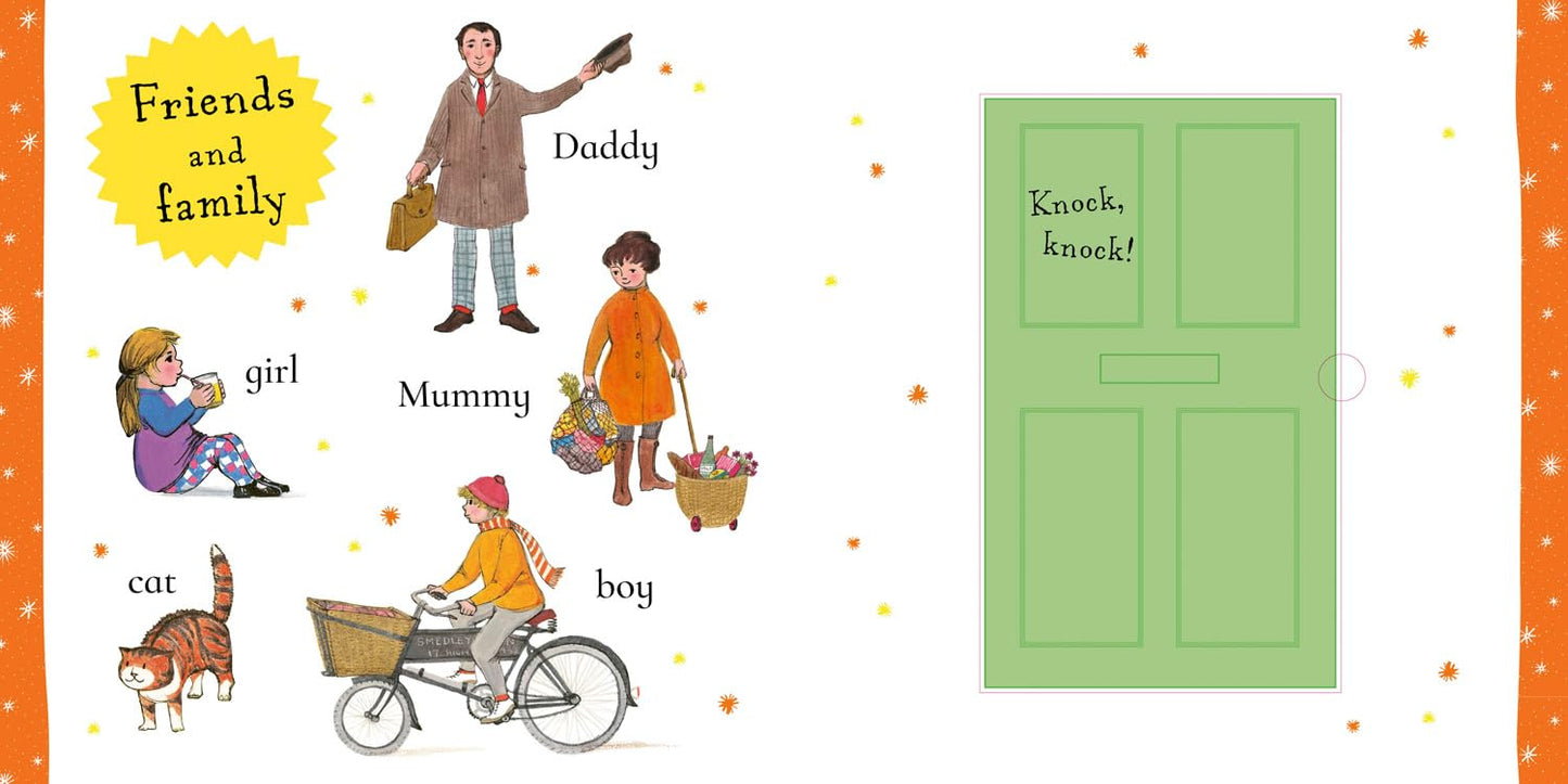 The Tiger Who Came To Tea: First Words: A Lift-The-Flap Book by Judith Kerr [Board Book]