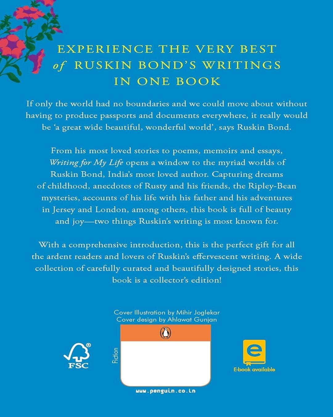Writing For My Life: The Very Best Of Ruskin Bond [Paperback] - versoz.com