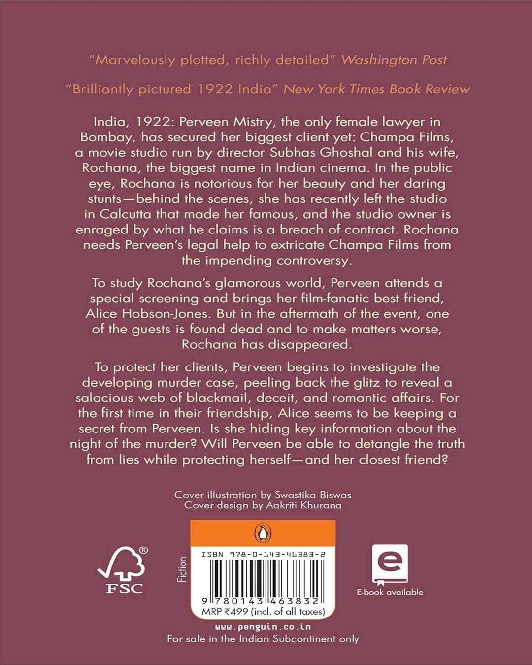 The Star From Calcutta by Sujata Massey [Paperback]