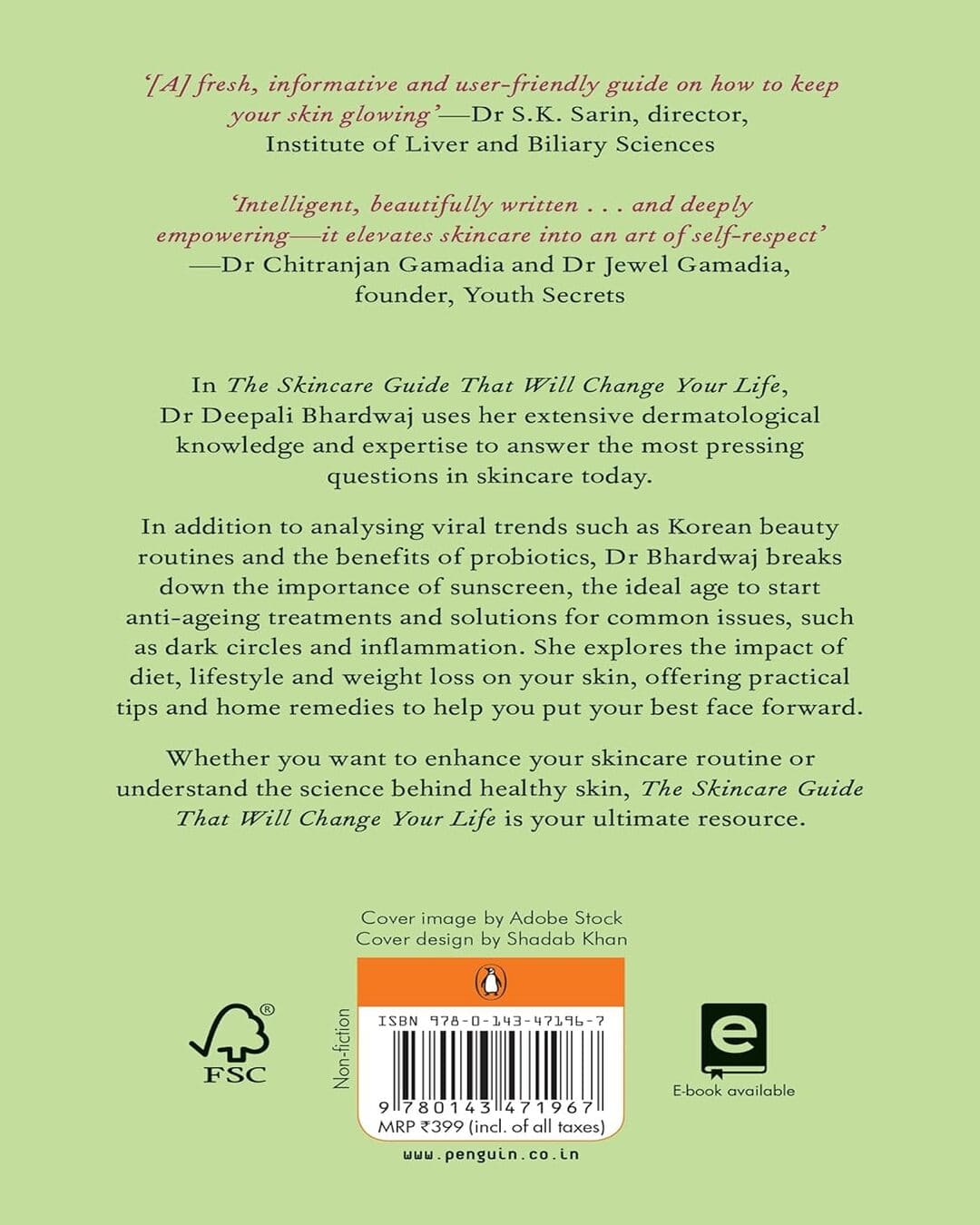 The Skincare Guide That Will Change Your Life by Deepali Bhardwaj [Paperback]