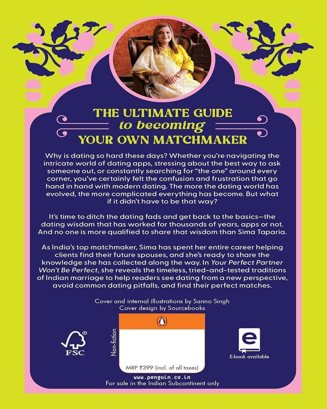 Your Perfect Partner Wont Be Perfect:  A Truthful Dating Guide by Sima Taparia [Hardcover]