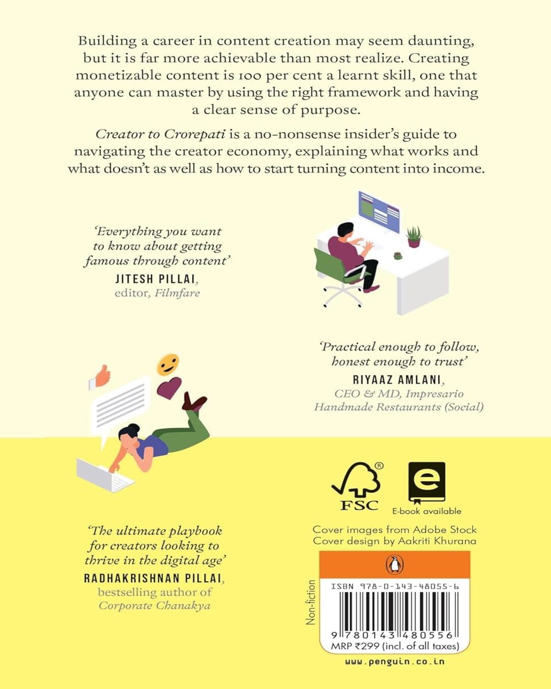 Creator To Crorepati : Your Guide To Navigating (And Monetizing) The Creator Economy by Aaditya Iyengar [Paperback]