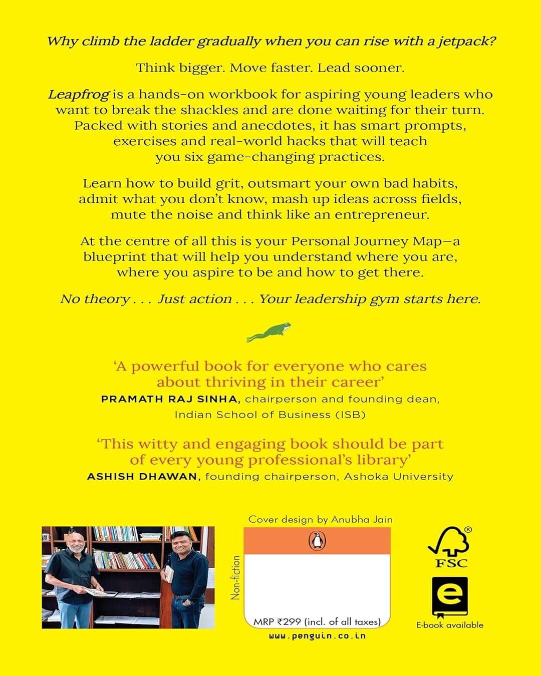 Leapfrog: Six Practices To Thrive: A Workbook For Young Leaders by Mukesh Sud & Priyank Narayan [Paperback]