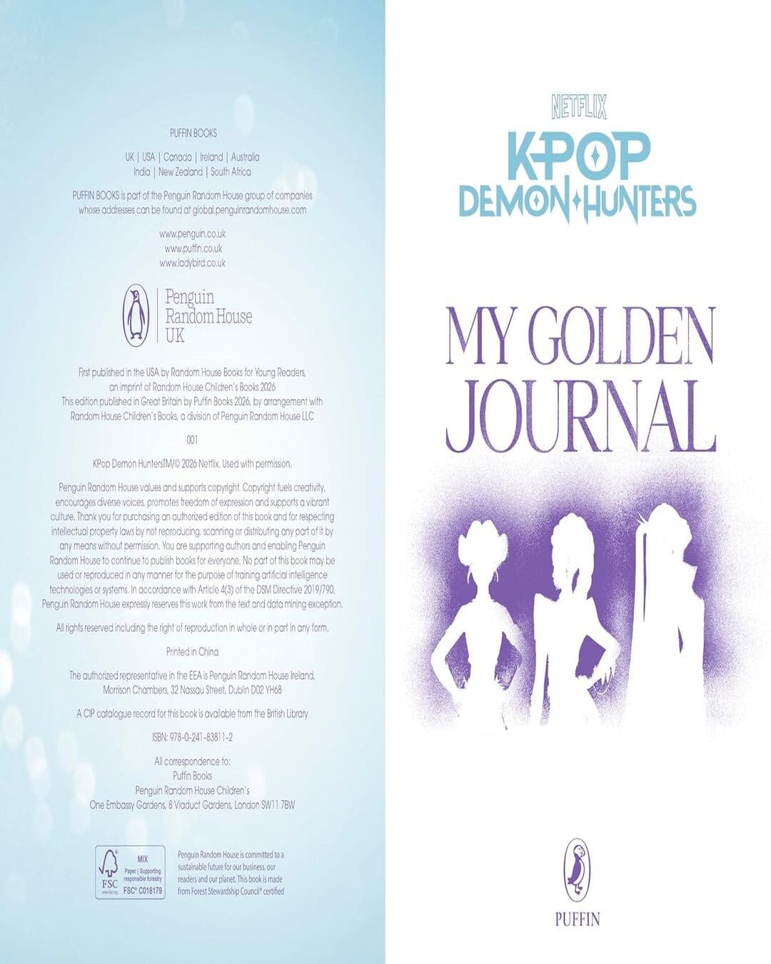 kpop-demon-hunters-my-golden-journal-no-author-puffin-books