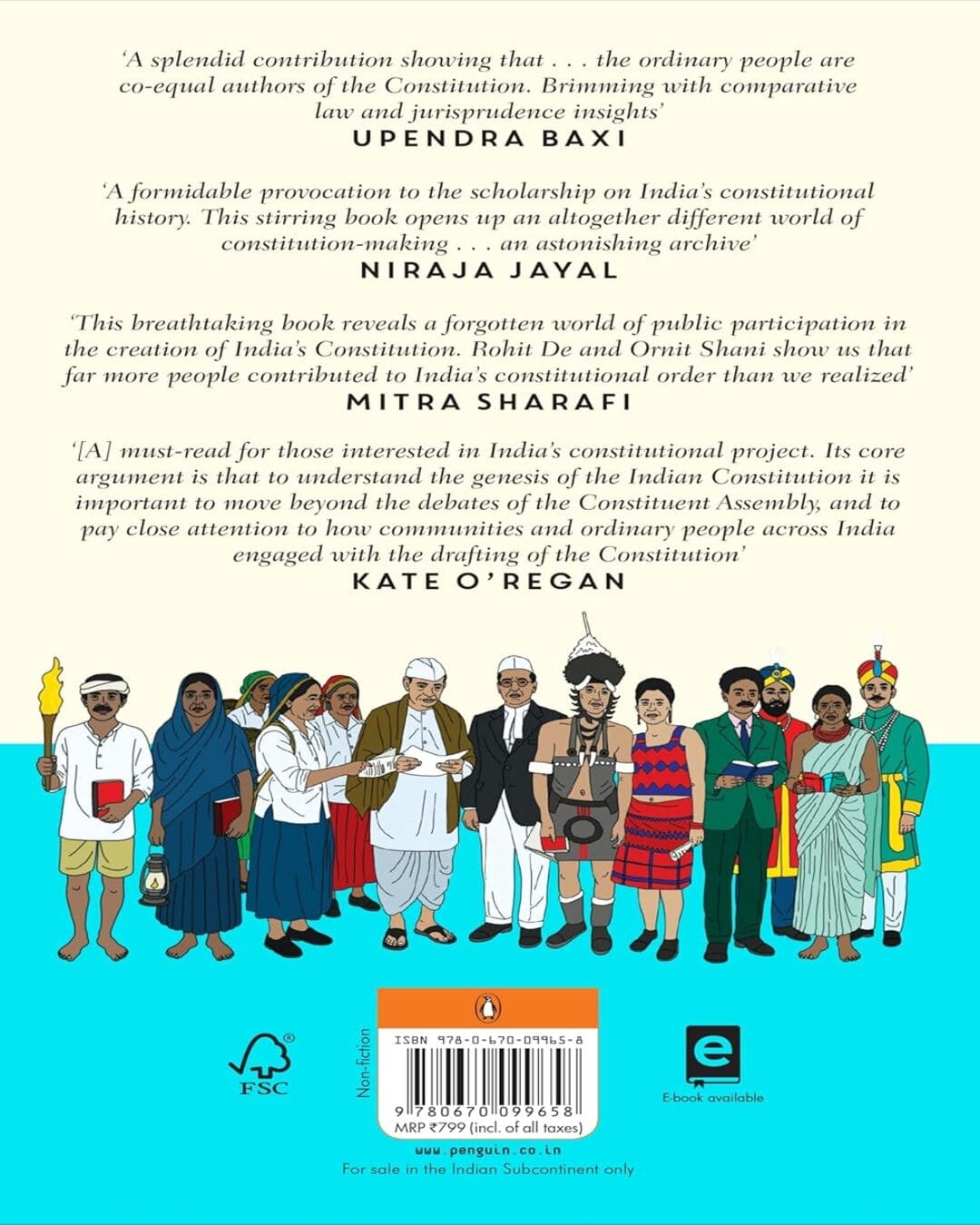 Assembling Indias Constitution: A New Democratic History by Rohit De & Ornit Shani [Hardcover]