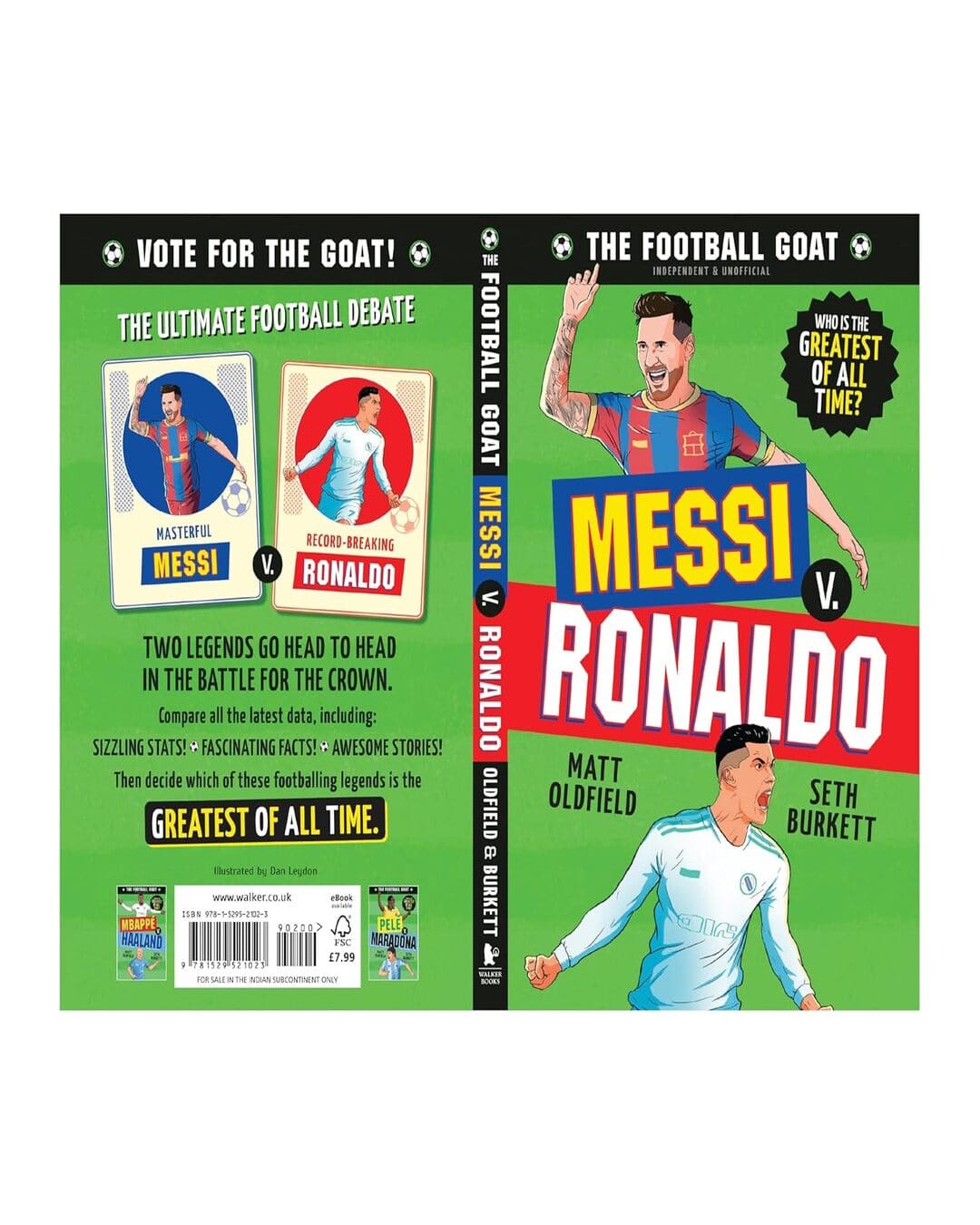 The Football Goat: Messi V. Ronaldo by Matt Oldfield And Seth Burkett [Paperback]