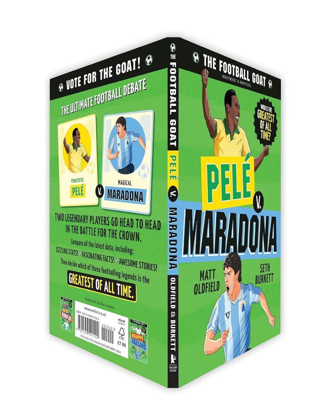The Football Goat: Pelé V. Maradona by Matt Oldfield And Seth Burkett [Paperback]