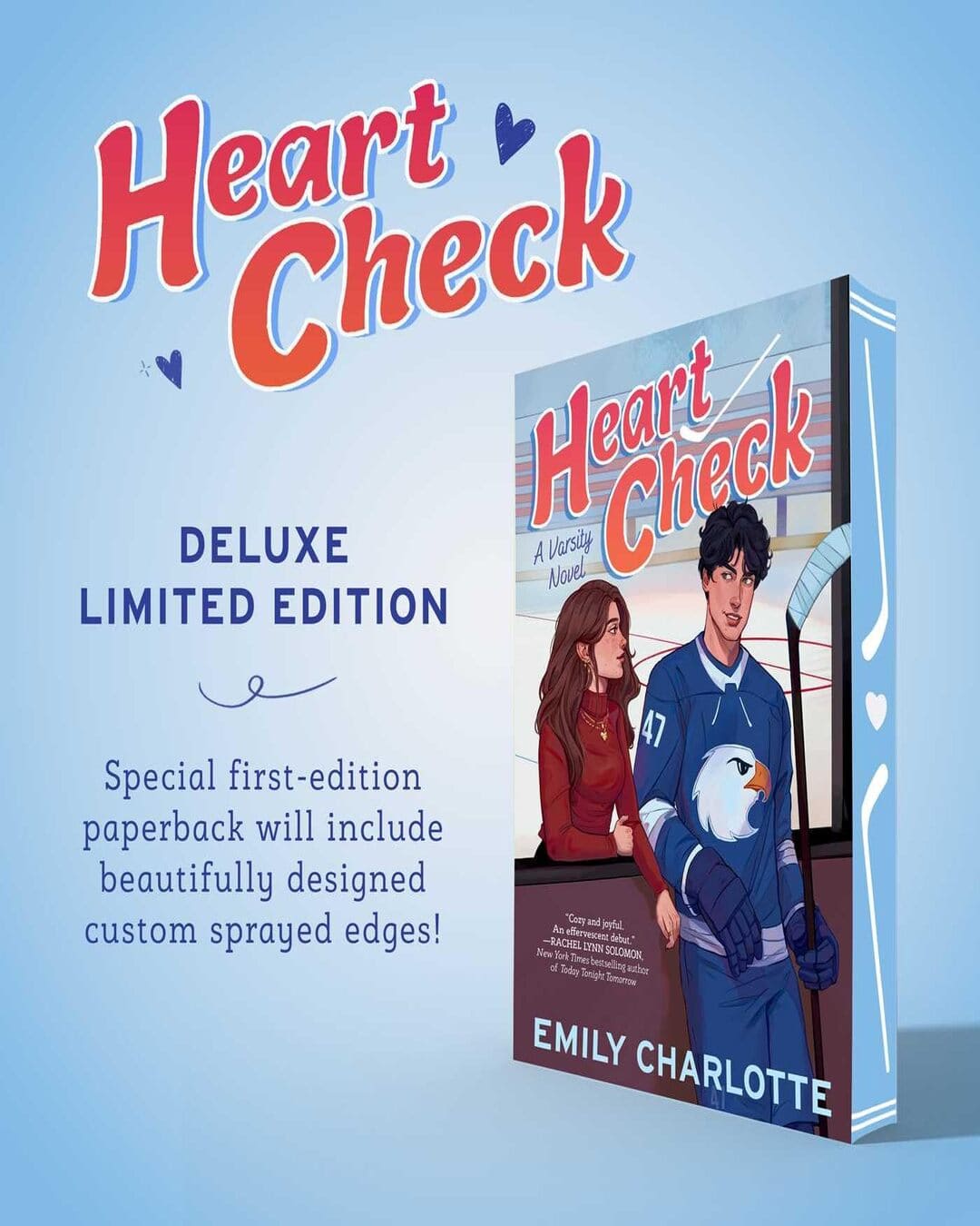 Heart Check (A varsity novel) by Emily Charlotte [Paperback]