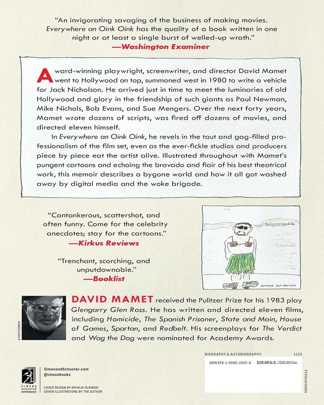 Everywhere An Oink Oink by David Mamet [Paperback]