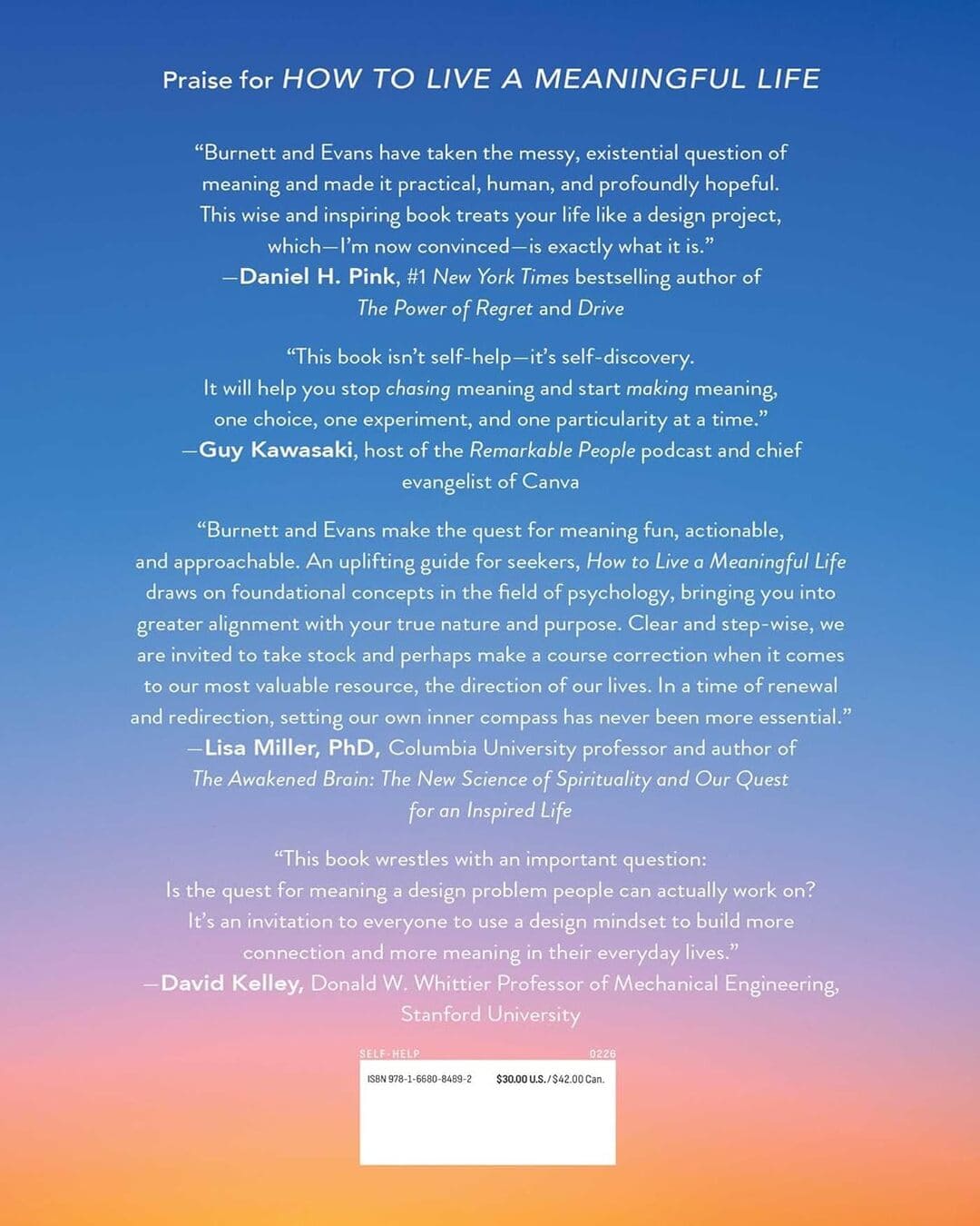 How To Live A Meaningful Life by Bill Burnett [Hardcover]