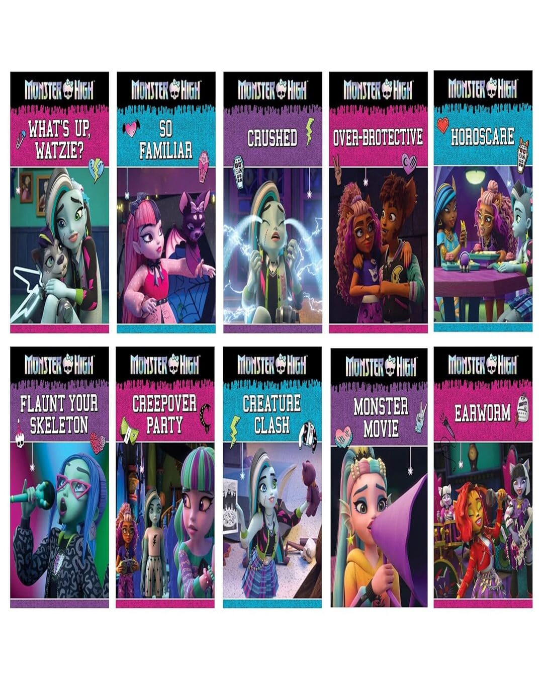 Monster High 10-Book Story Collection by Na [Box Set]