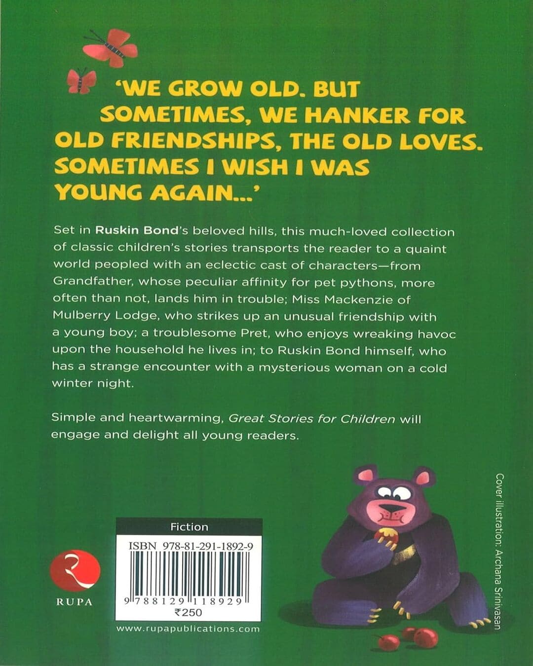 Great Stories for Children by Ruskin Bond [Paperback]