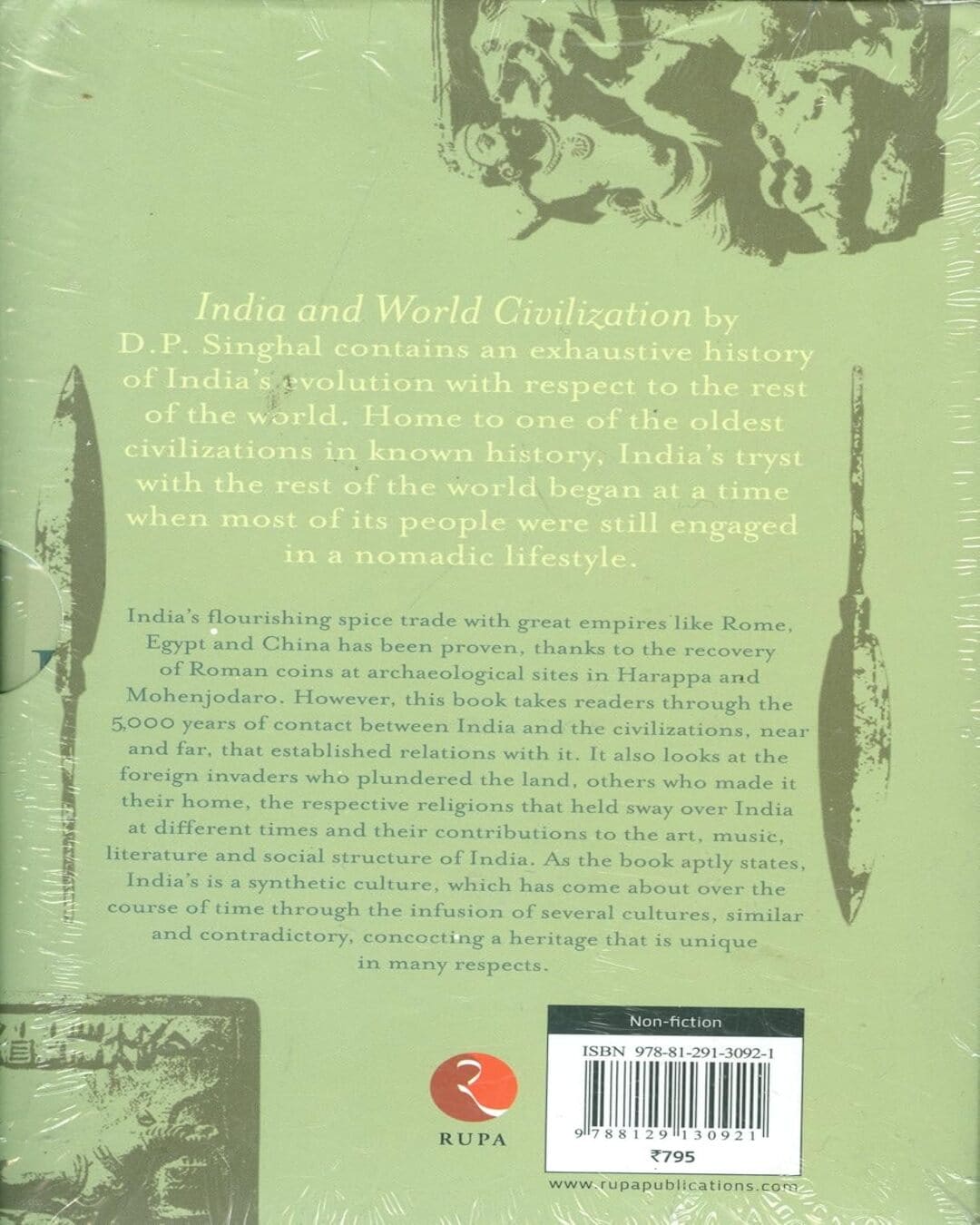 india-and-world-civilization-d-p-singhal-rupa-publications