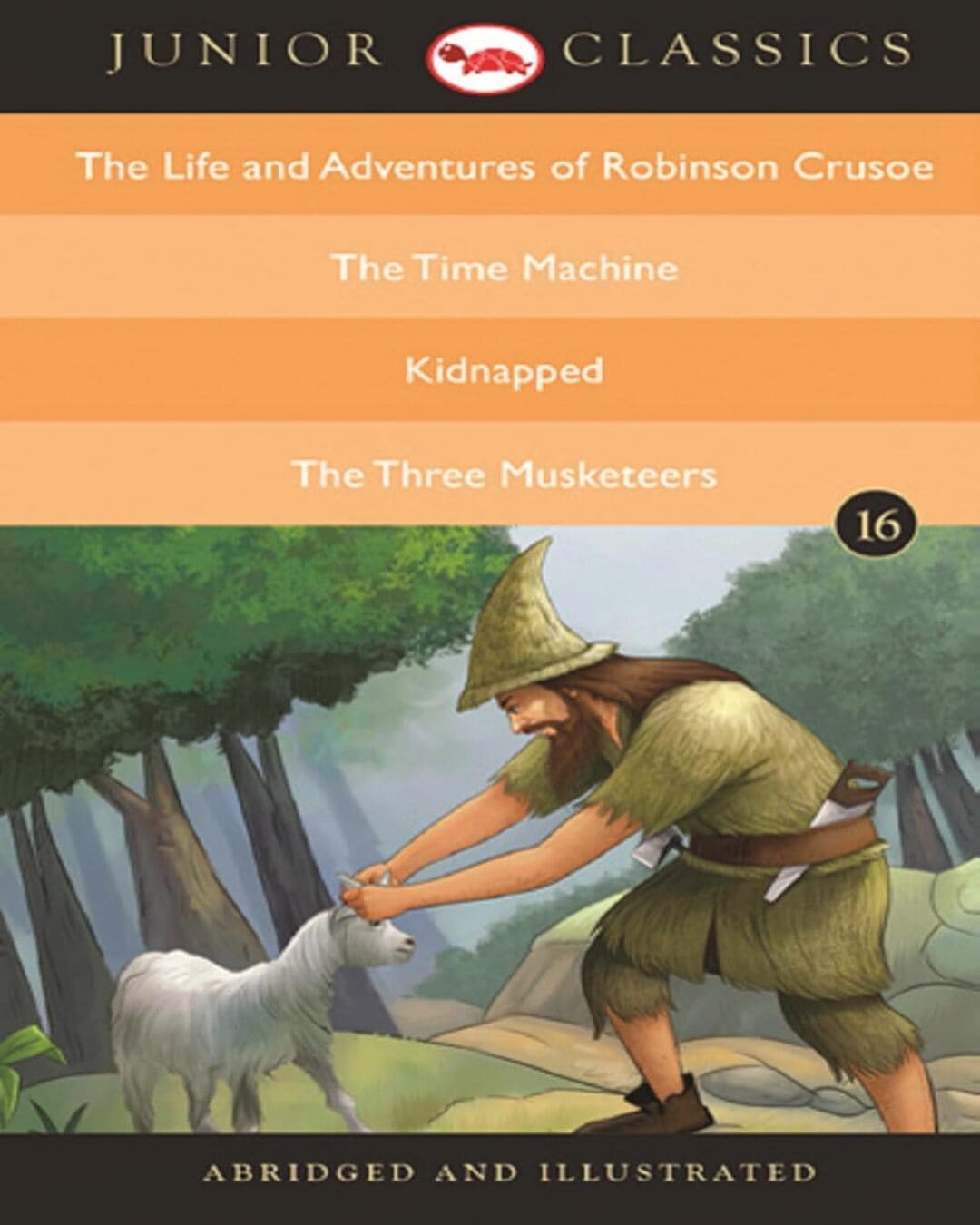 Junior Classics Book 16 by D Defoe, H.G.Wells, R. Louis Stevenson, A. Dumas [Paperback]