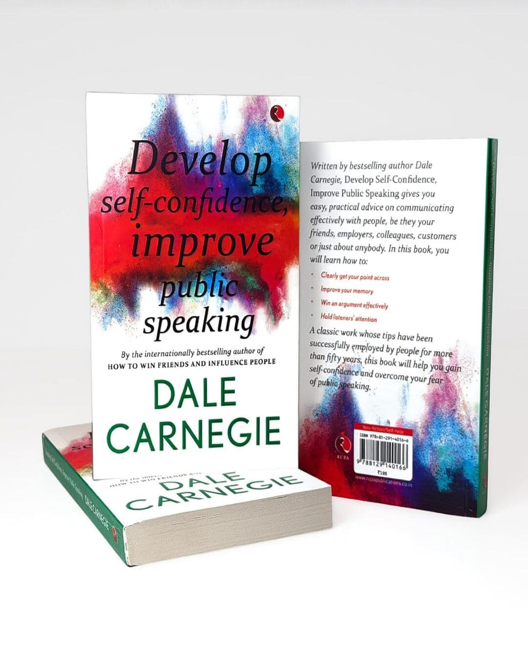 Develop Self- Confidence, Improve Public Speaking by Dale Carnegie [Paperback]