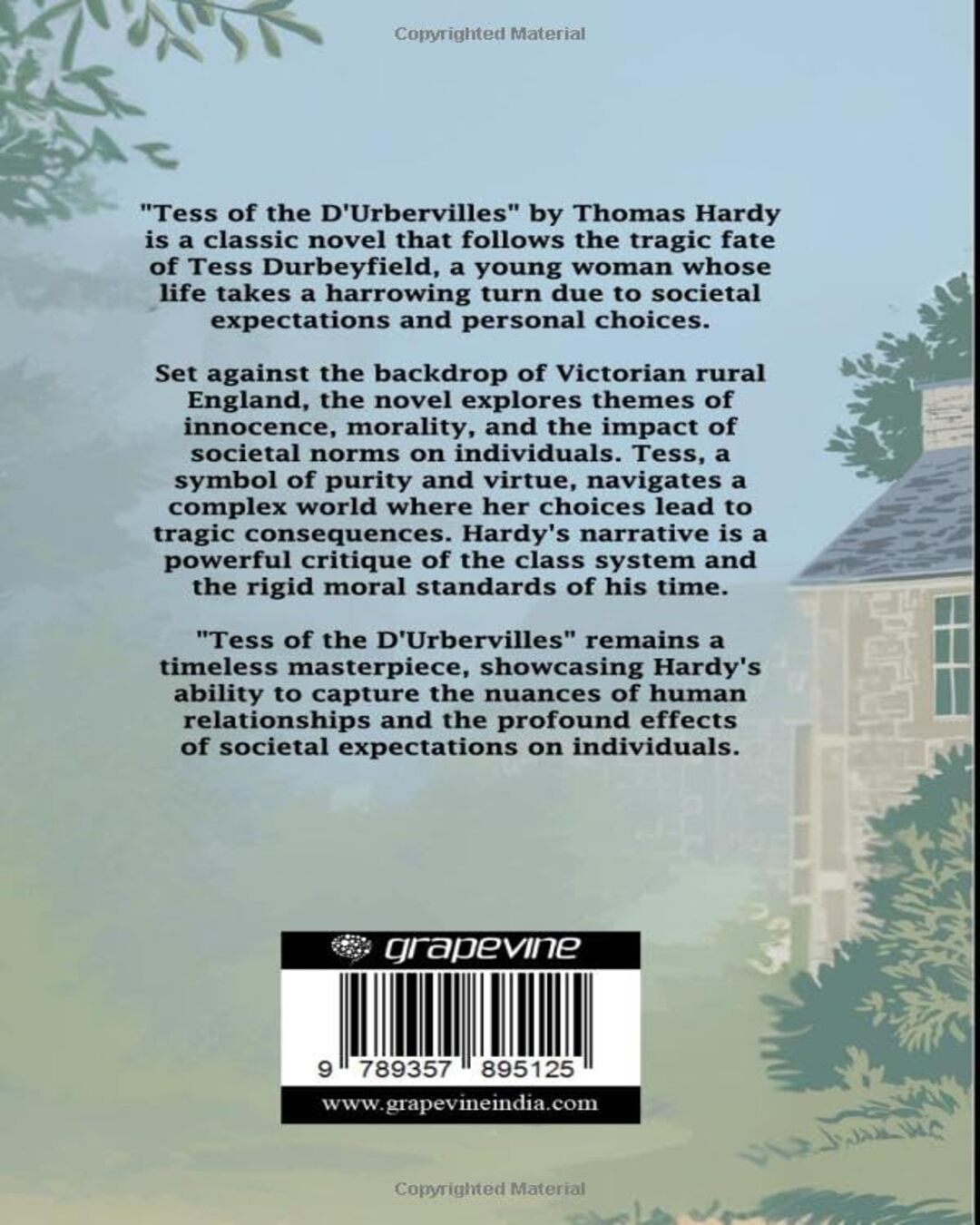 Tess of the D'Urbervilles by Thomas Hardy by Thomas Hardy [Hardcover]